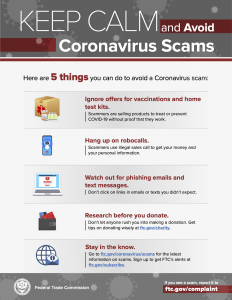 Covid19 FBI Scam Flyer