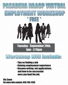 Employment Workshop Flyer