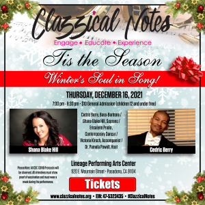 Clazzical Notes Tis the Season Flyer